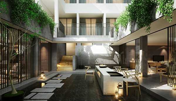 達州民宿酒店燈光設計，自然和現代科技的碰撞設計