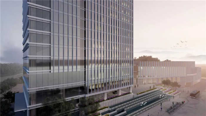 永嘉三江立體城希爾頓酒店建筑外墻設計